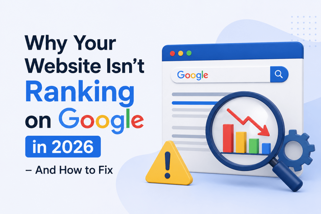 Why Your Website Isn’t Ranking on Google in 2026 – And How to&nbsp;Fix